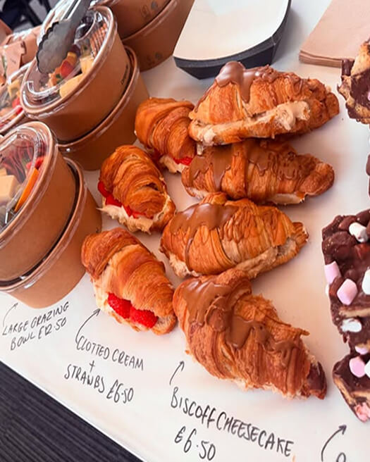 Breakfast spread from Little Grazey