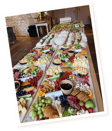 Tasty fruit platter prepared by Little Grazey