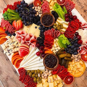 Order cheese and meat boards online from Little Grazey ()